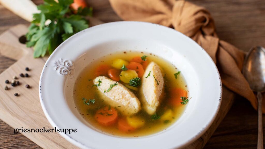 Grießnockerlsuppe Grießnockerlsuppe