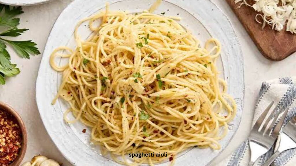 spaghetti aioli